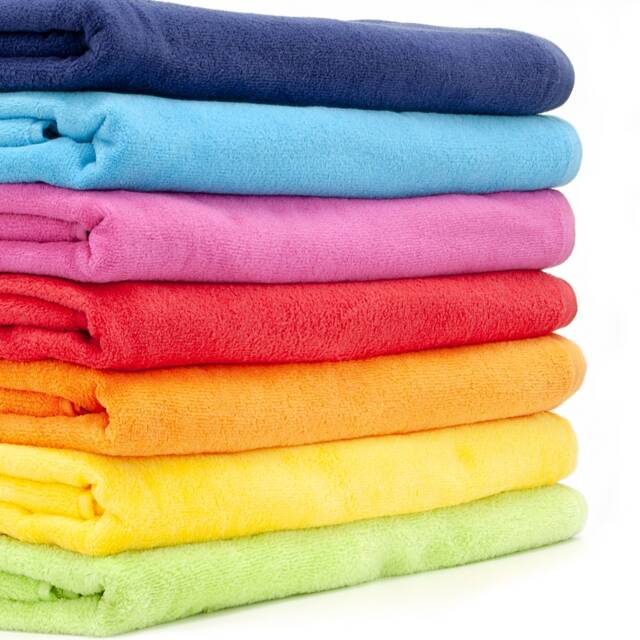 "Large Beach Towel, Holiday Pool - 100% Cotton Size 100cm X 180cm - 39"" 71" - image 1