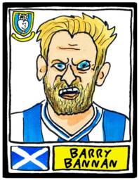 Sheffield Wednesday Vol 2 - No Score Draws Owls Going Up Edition A3 Print Of 24 Hand-Drawn Panini Doodles Swfcs 22/23 Promotion Winners - thumbnail 3