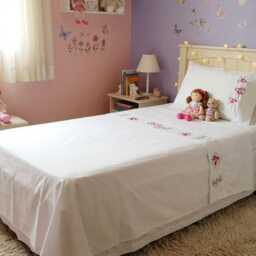 Personalized Ballerina Sheet Set - Embroidered Bedding With Name 600 Tc Sateen Sheets For Girls - thumbnail 3
