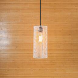 Handmade Macrame Ceiling Light, Boho Farmhouse Lighting - thumbnail 2