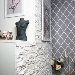 "Morocco Wall Stencil Xl, Large Reusable Pattern For Diy Decor, Stencilit - 22""X36" - thumbnail 2