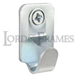 Heavy Duty Steel Safety Picture Frame Mirror Canvas Hooks 15Kg + Screws & Plugs - thumbnail 3
