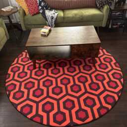 The Shining Rug Overlook Hotel Inspired Geometric Carpet
