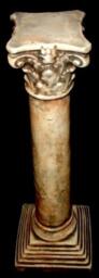Corinthian Greek Column Roman Art Pedestal Statue - thumbnail 2