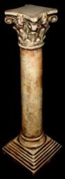 Corinthian Greek Column Roman Art Pedestal Statue - thumbnail 3