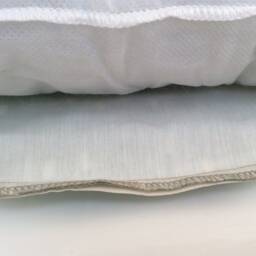 White Decorative Throw Pillow Cover, Cushion Covers, Moroccan Accent Pillow, Brown/Tan/Blue Embroidered Boho Pillow, Farmhouse Pillowcase - thumbnail 3