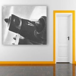 Vintage Airplane Print Military Aviation, Pilot Wall Art - thumbnail 3