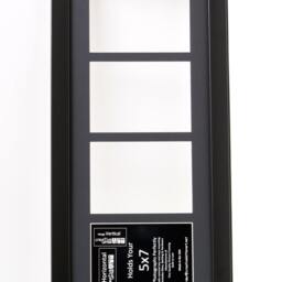 5x7 Black 4 Opening Picture Frame With 10 By 24 Inch Collage Mat To Hold Your Photographs For Name, Photography, Art & Wedding - thumbnail 2