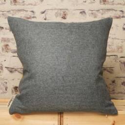 Teal & Gray Striped Cushion Cover Modern Color Block Pillow - thumbnail 3