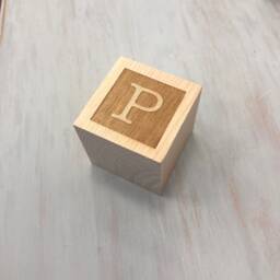Personalized Wood Name Blocks, Alphabet Baby Custom Letters Wooden Toy, Natural Nursery Home Decor - Customizable Gifts - thumbnail 3