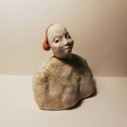 Small Woman's Bust/ Helen, Woman With Orange Hair - thumbnail 3