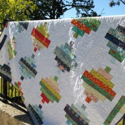 Handmade Queen Size Quilt/Bedspread - thumbnail 3