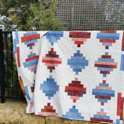 Handmade Queen Size Quilt/Bedspread - thumbnail 4