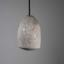 Raku Ceramic Pendant Light - Lamp Fixture Ceiling Lighting - thumbnail 2