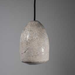 Raku Ceramic Pendant Light - Lamp Fixture Ceiling Lighting - thumbnail 3