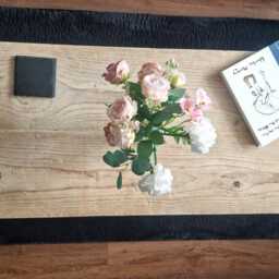 Rustic Reclaimed Wooden Coffee Table With Hairpin Legs - Handmade From Sustainable Timber - thumbnail 3