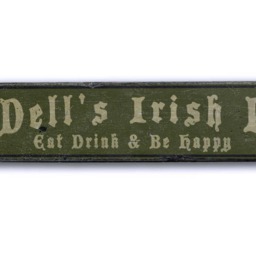 Irish Pub Sign, Eat Drink Be Happy, Decor, Wall Wood Sign - Rustic Hand Made Wooden Sign - thumbnail 2