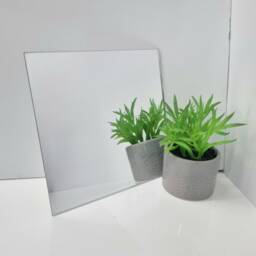 Square Acrylic Mirror Wall Art Personalized Engraving Options - thumbnail 2