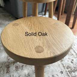 Wooden Side Table 3-Legged Plant Stand/3 Legged Stool - thumbnail 3