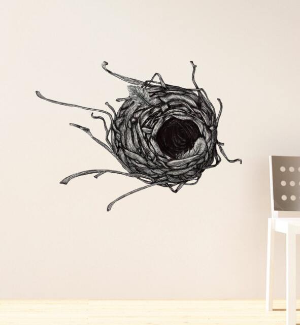 Nest Wall Sticker Decal - Australian Animal Decals, Stickers, Kids, Native Animals Art