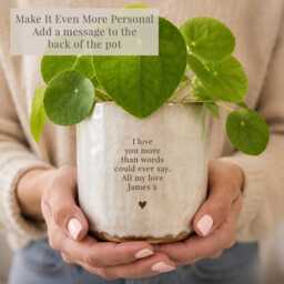 Personalised 20Th China Anniversary Plant Pot - Gift For Husband, Wife, Him, Her, Couples - thumbnail 3