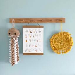 Animal Alphabet Print - Abc Wall Art Nursery New Baby Gift - thumbnail 1