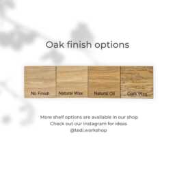 White Coat Rack With Oak Shelf & Hooks - Coat For Entryway Hallway More Options Available - thumbnail 2