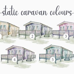 Personalised Linen Static Caravan Cushion - Family Making Memories Scatter Cushon, Pillow Gift For Owner - thumbnail 2