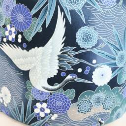 Japanese Crane Lampshade Asian Style Table/Ceiling Light - thumbnail 4