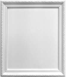 Shabby Chic White Photo Frame Recycled Plastic, Portrait Or Landscape - thumbnail 1