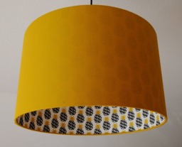 "Lampshade ""Curryyellow Pineapple"
