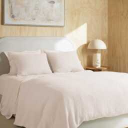Muslin Bedding Set, Cream White - Includes 80 X cm Pillow Gift Home Decor Interior - thumbnail 2