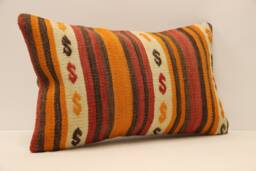 Rug Pillow, Sofa 12x20 in 30x50 cm, Vintage Kilim Pillow, Home Cushion Cover Boho Pillow Throw 4Oef-594