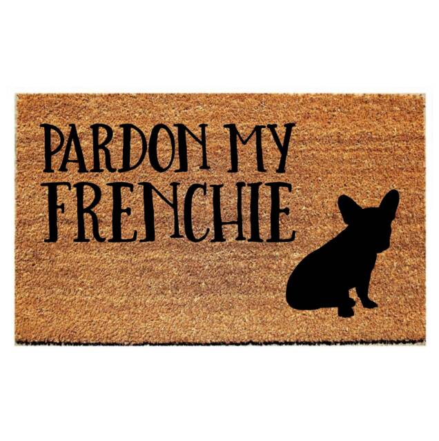 Custom Doormat - Pardon My Frenchie - image 1