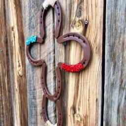 Horseshoe Cross, Western Art, Decor, Wall Country Home Decor - thumbnail 3