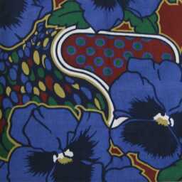 Heals, Julek Heller, Flower Show Vintage 70S Cotton Cushion Cover 16 X Inches - thumbnail 2