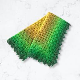 Handmade Crochet Baby Blanket - Ready To Ship - thumbnail 4
