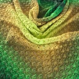 Handmade Crochet Baby Blanket - Ready To Ship - thumbnail 2