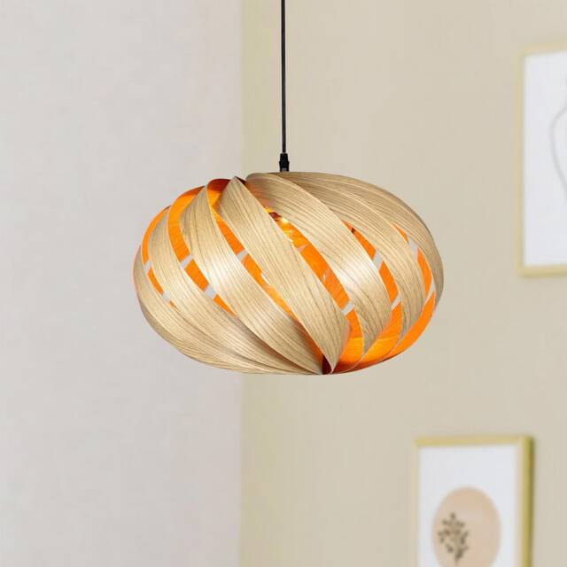 Pendant Lamp For The Living Room Or Ceiling Light Dining Table. Handmade From Genuine Wood - image 1