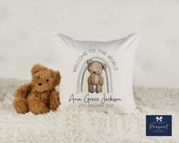 Personalised New Baby Gift - Welcome To The World For Keepsake Newborn Present - thumbnail 1