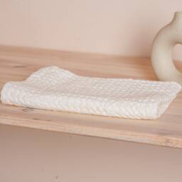 Linen Cotton Waffle Bath Towel, 215 Gsm, Soft Absorbent - 28 X 55 Inches - thumbnail 4