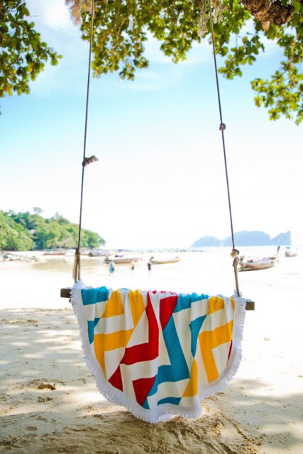 Free Shipping Round Beach Towel, Peshtemal, Par??o, Turkish Towels, Oversized Multicolor, Perfect Gift Cotton - image 1