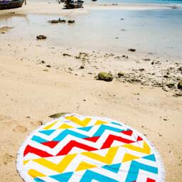 Free Shipping Round Beach Towel, Peshtemal, Par??o, Turkish Towels, Oversized Multicolor, Perfect Gift Cotton - thumbnail 3