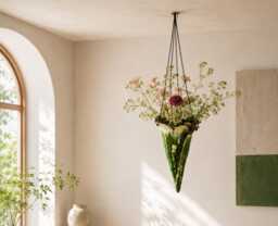 Ceramic Pointed Hanging Vase, To Hang On The Ceiling Or Window Veranda, For An Original & Colorful Home - Art Made in Italyv59 - thumbnail 1
