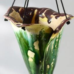 Ceramic Pointed Hanging Vase, To Hang On The Ceiling Or Window Veranda, For An Original & Colorful Home - Art Made in Italyv59 - thumbnail 4