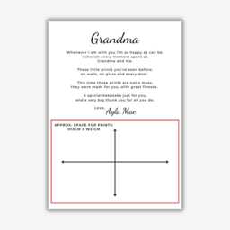 Custom Poem Handprint Christmas Gift For Grandparents - Xmas Grandma, Grandad, Auntie, Uncle, Nanny, Daddy, Mummy, Dada, Mama - thumbnail 3