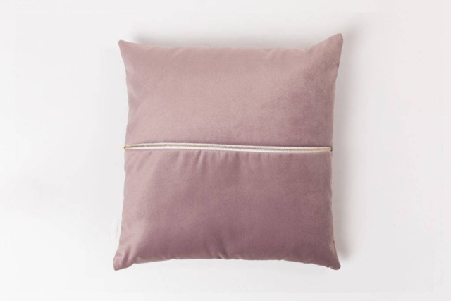 Velvet Touch Pillow . Mademoiselle Rose - Cushion Throw Case Decorative Accent - image 1