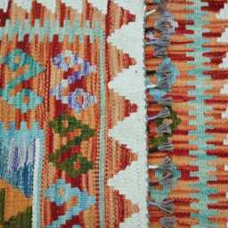 Classic Rug, Handmade Artisan Afghan Turkish Scandinavian Navajo Bohemian Wool Flatweave Multicolour Kilim Rug 160x104 cm - thumbnail 3