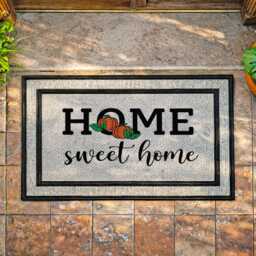 Home Sweet Pumpkin Door Mat - Washable Porch Decor - thumbnail 3