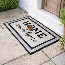 Home Sweet Pumpkin Door Mat - Washable Porch Decor - thumbnail 4